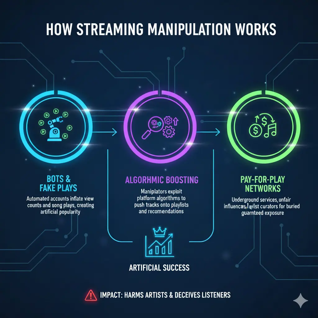 How streaming manipulation works